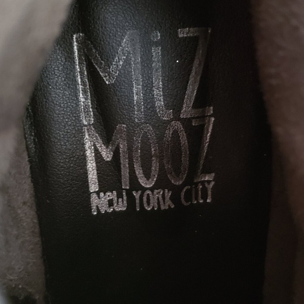 Anthropologie Miz Mooz Erie Short Buckle Boots Brandy size 38 US 8 Slouchy Boho - Picture 4 of 14